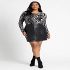 Crew Neck Printed Top image number null