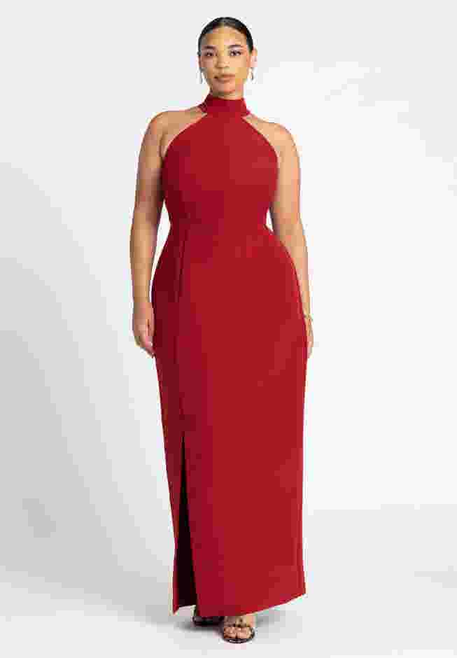 High Neck Column Gown image number 1