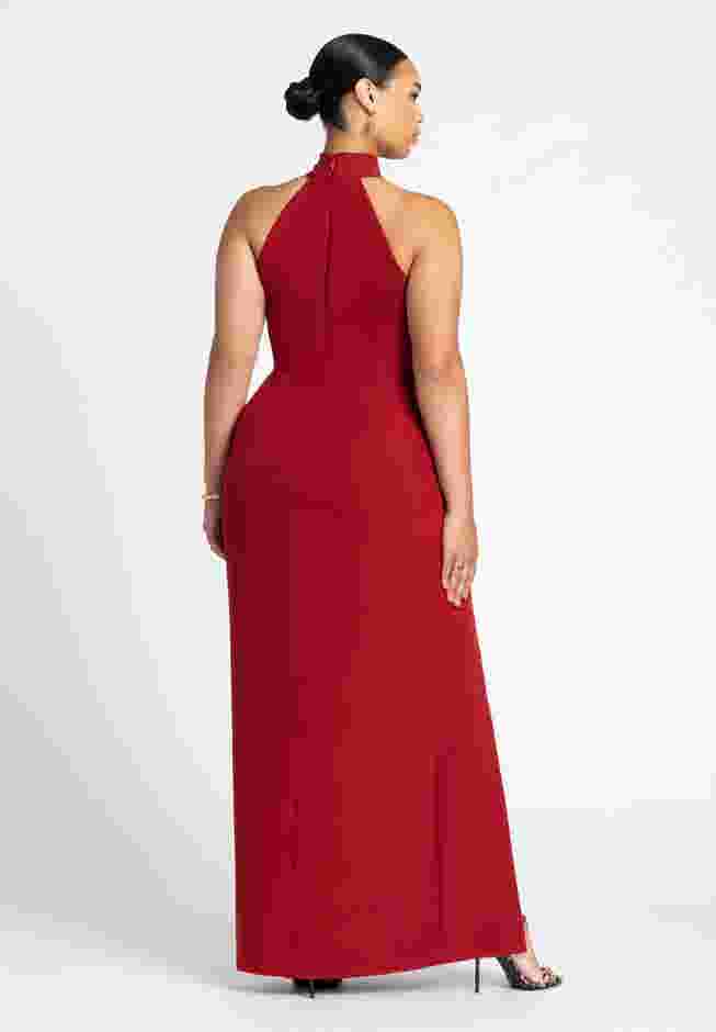 High Neck Column Gown image number 2