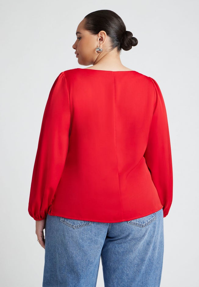 O Ring Neck Drape Top image number null