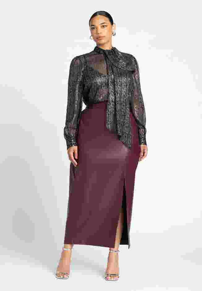 Sheer Lurex Blouse image number 2