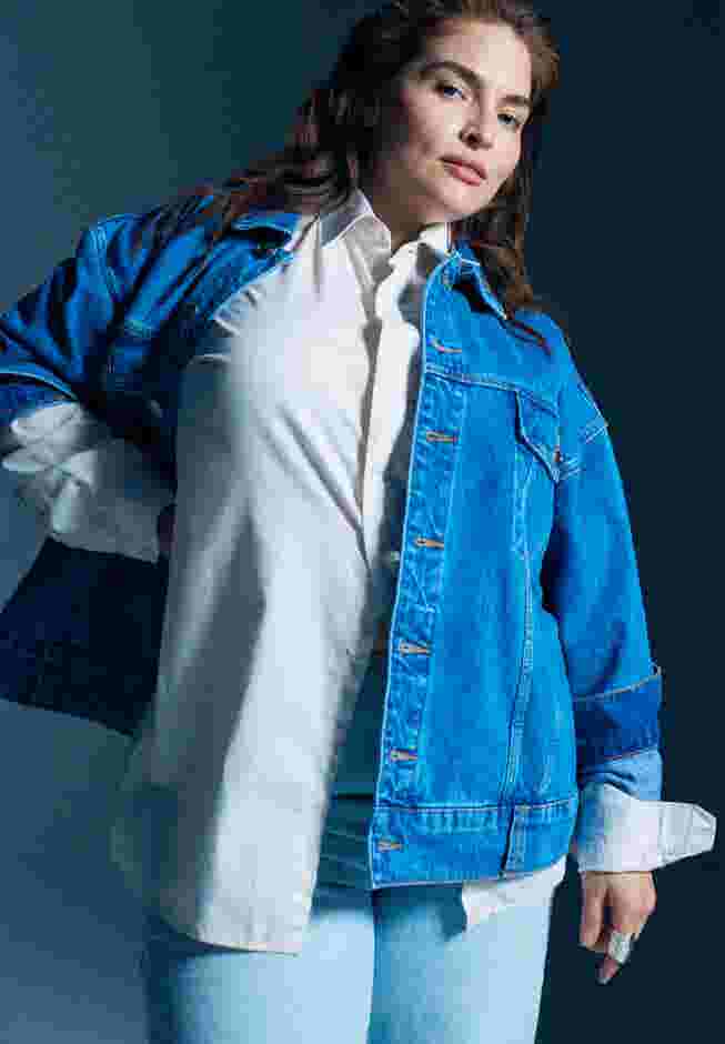 Oversized Denim Jacket image number 4