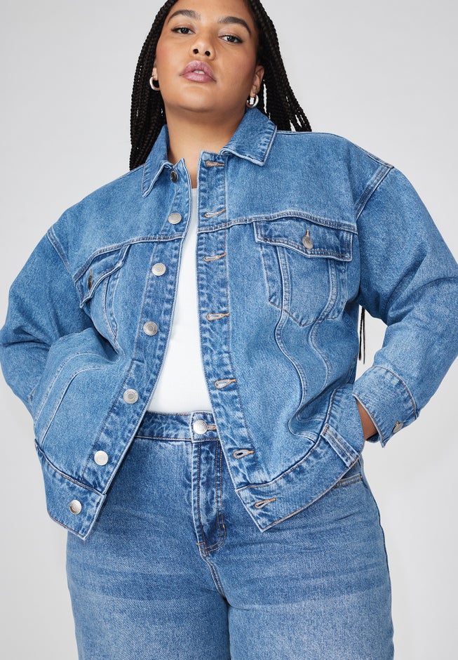 Oversized Denim Jacket image number 0