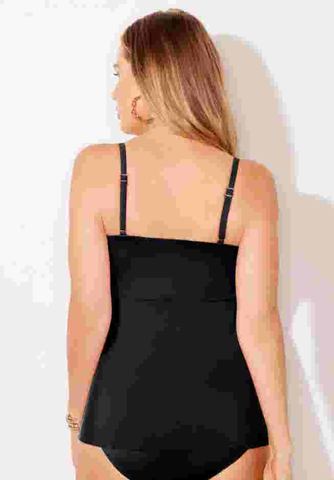 Rosette Bandeau Tankini Top image number 6