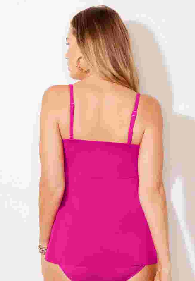 Rosette Bandeau Tankini Top image number 6