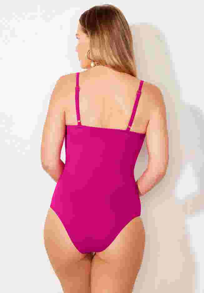 Rosette Underwire One Piece Swimsuit image number 1