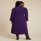 Tie Front Oversized Shirt Dress image number null