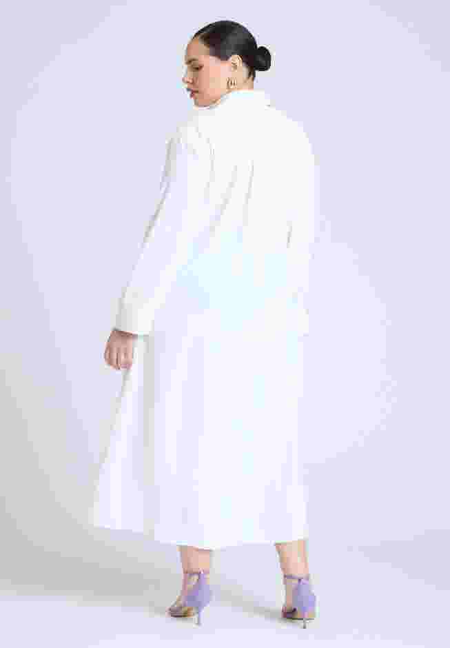 Tie Front Oversized Shirt Dress image number 1
