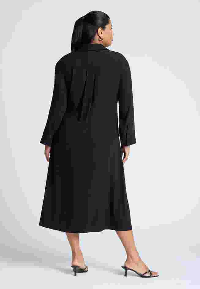 Tie Front Oversized Shirt Dress image number 1