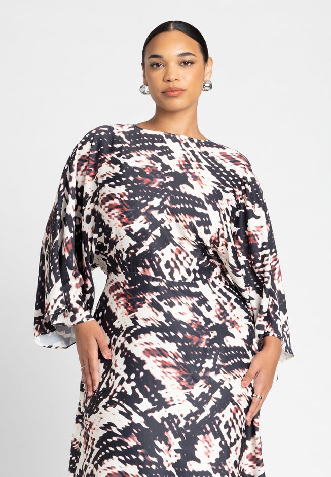 Wide Sleeve Maxi Dress image number 2