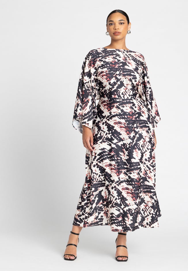 Wide Sleeve Maxi Dress image number 0
