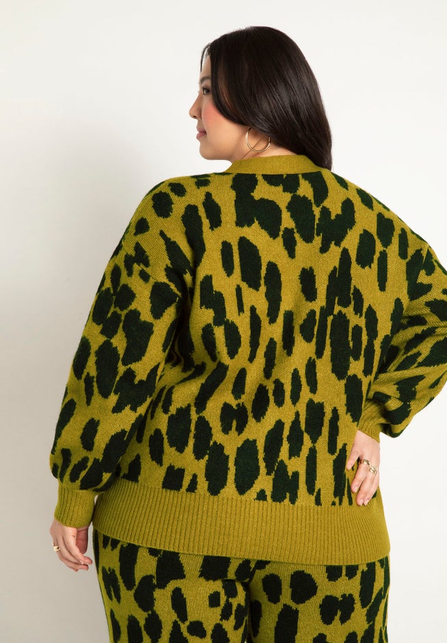 Printed Longline Cardigan image number 1