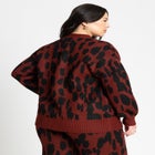 Printed Longline Cardigan image number null