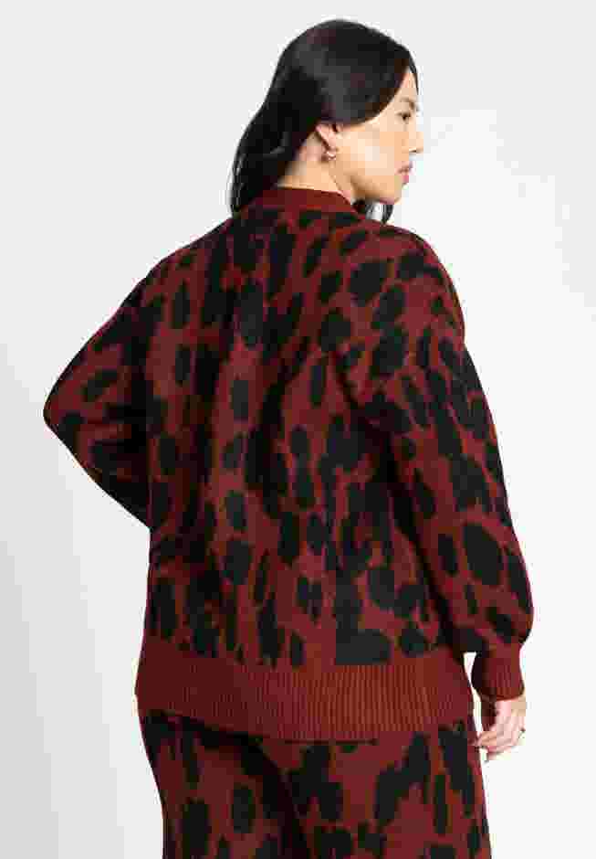 Printed Longline Cardigan image number 1