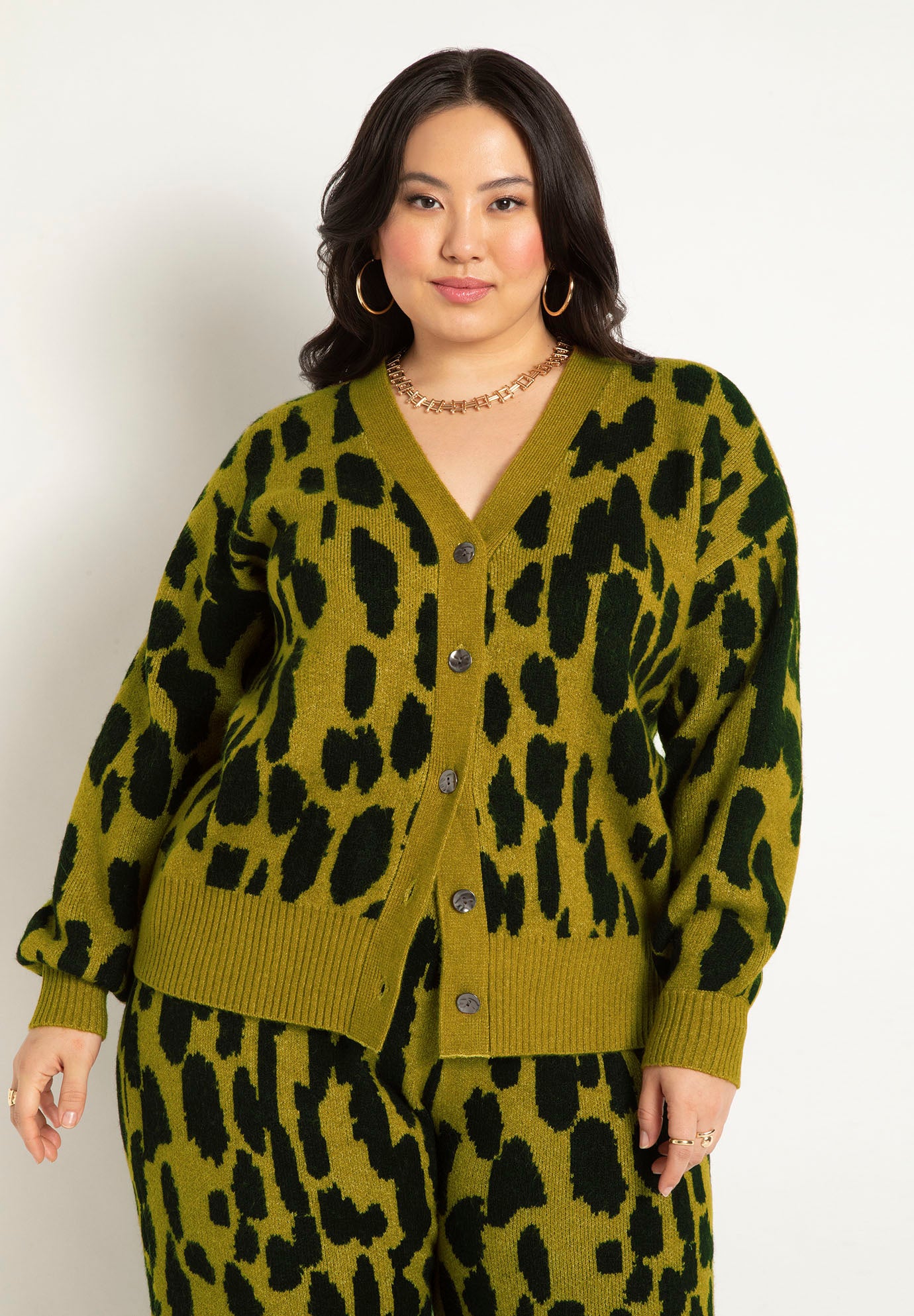 Printed Longline Cardigan image number 0