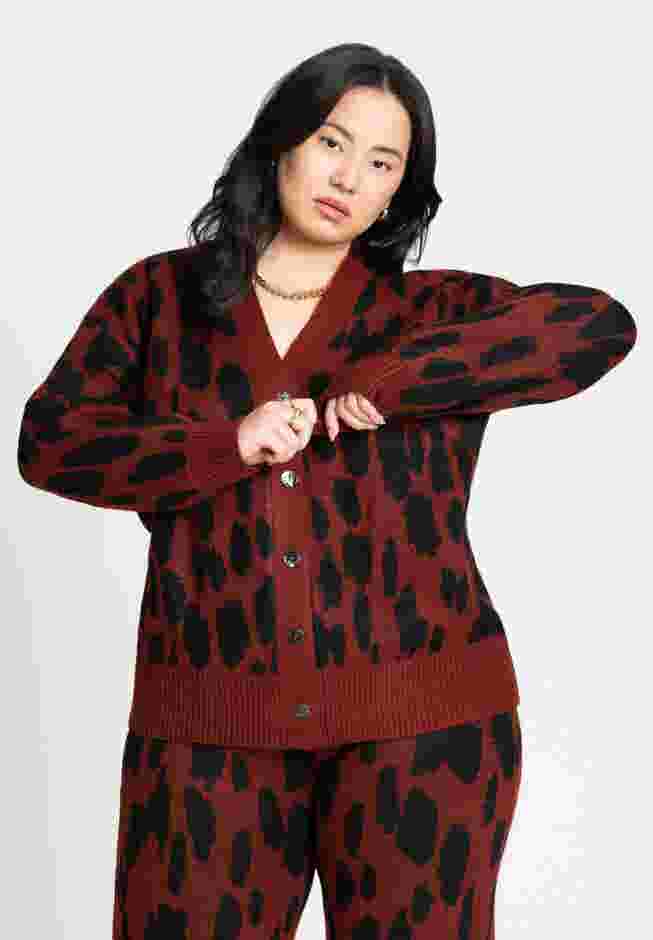 Printed Longline Cardigan image number 0