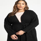 Long Belted Cardigan image number null