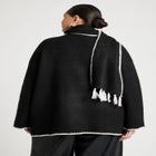 Scarf Sweater Coat image number null