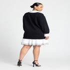 Twofer Mini Shirt Dress image number null