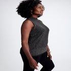 Ribbed Sleeveless Shell image number null