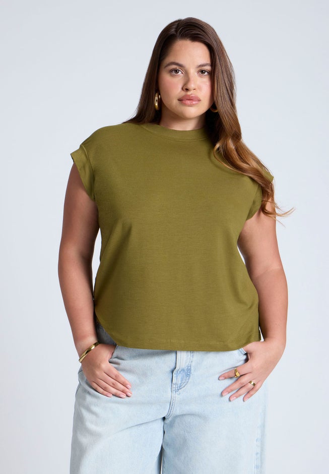 Jersey Knit T Shirt Short Sleeve image number null
