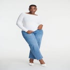 Boat Neck Long Sleeve Shirt image number null