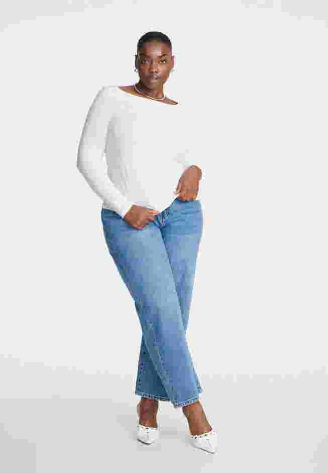 Boat Neck Long Sleeve Shirt image number 2