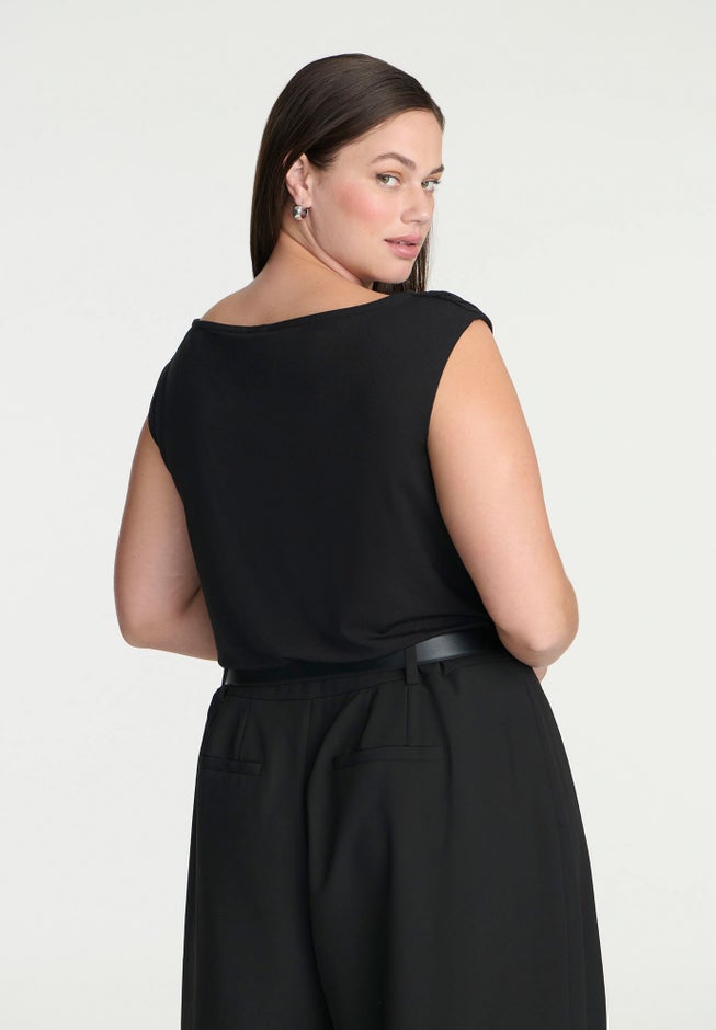 Cowl Neck T Shirt image number null