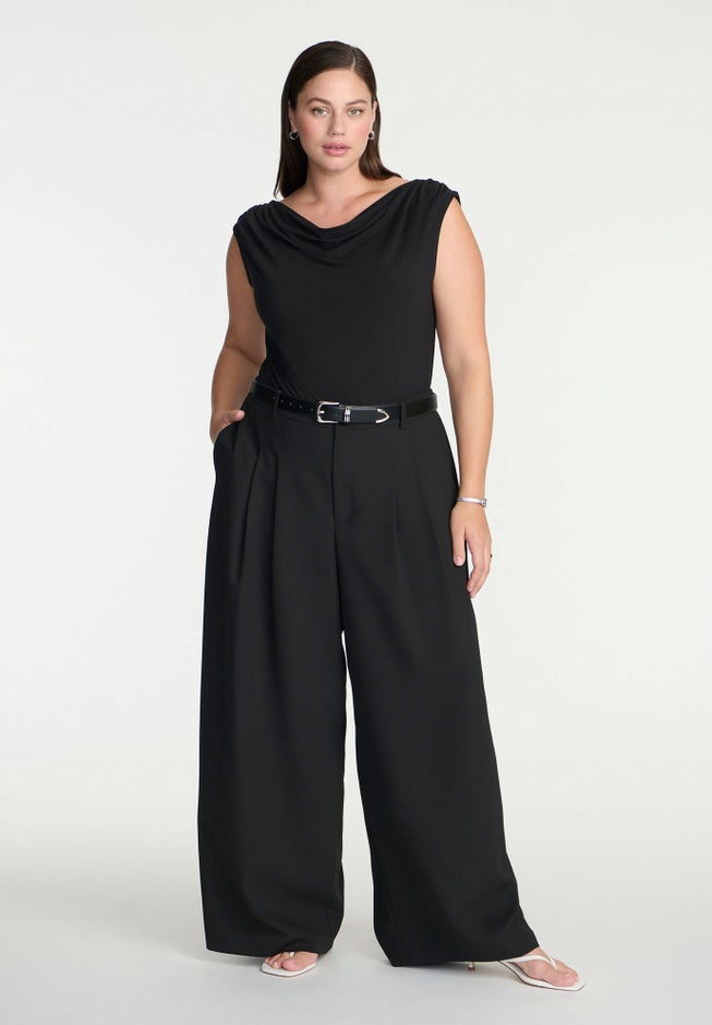 Cowl Neck T Shirt image number null