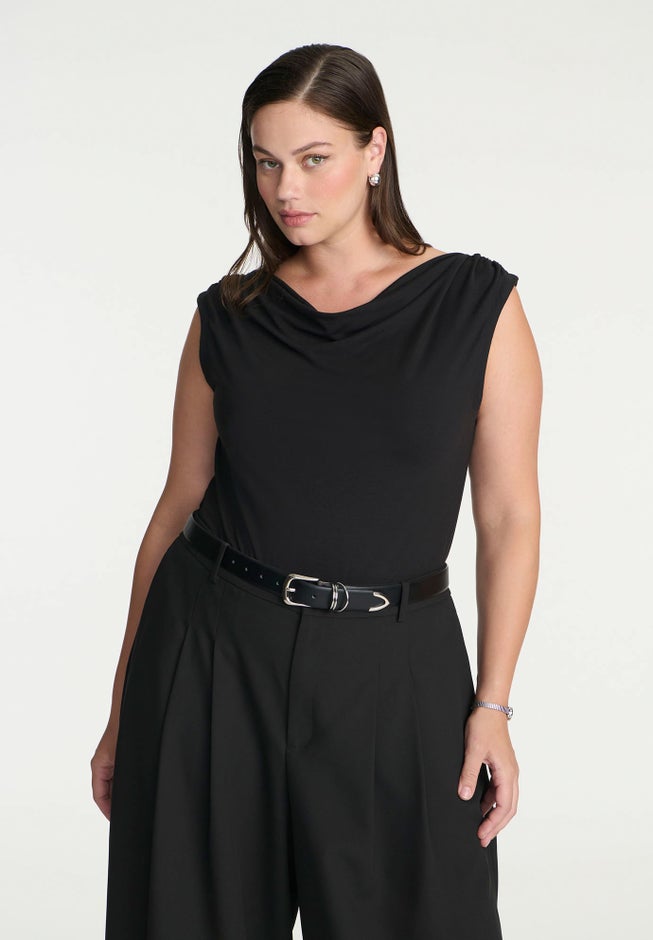 Cowl Neck T Shirt image number null