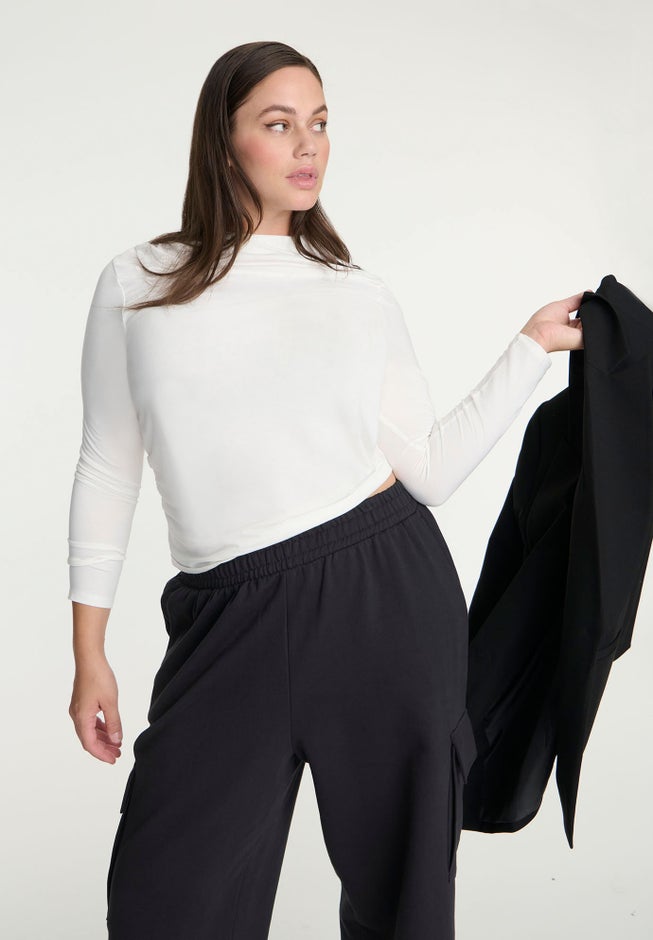 Mock Neck Long Sleeve image number null