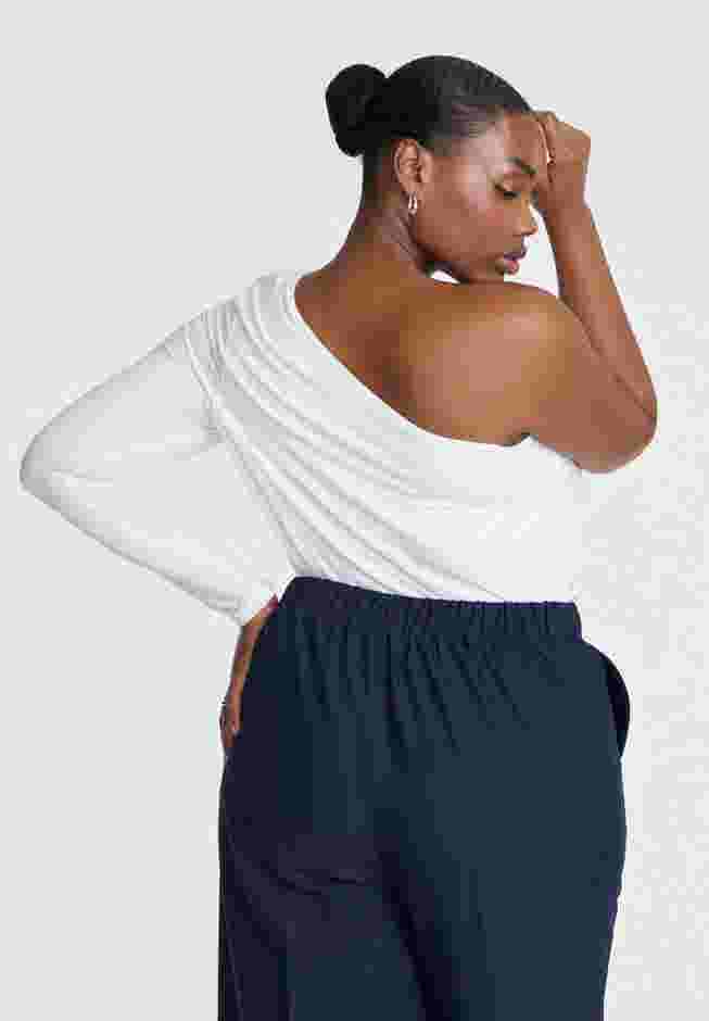 One Shoulder Long Sleeve image number 1