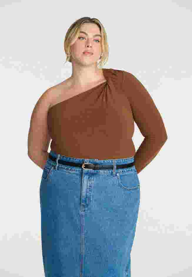 One Shoulder Long Sleeve image number 0