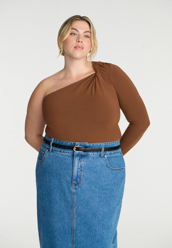 One Shoulder Long Sleeve image number 0