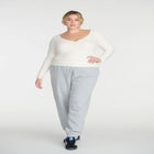 Soft Brushed Henley Long Sleeve image number null