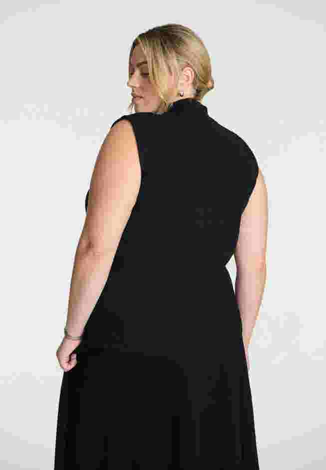 Turtleneck Sleeveless Sweater image number 1