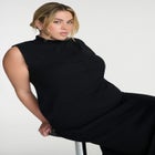 Turtleneck Sleeveless Sweater image number null