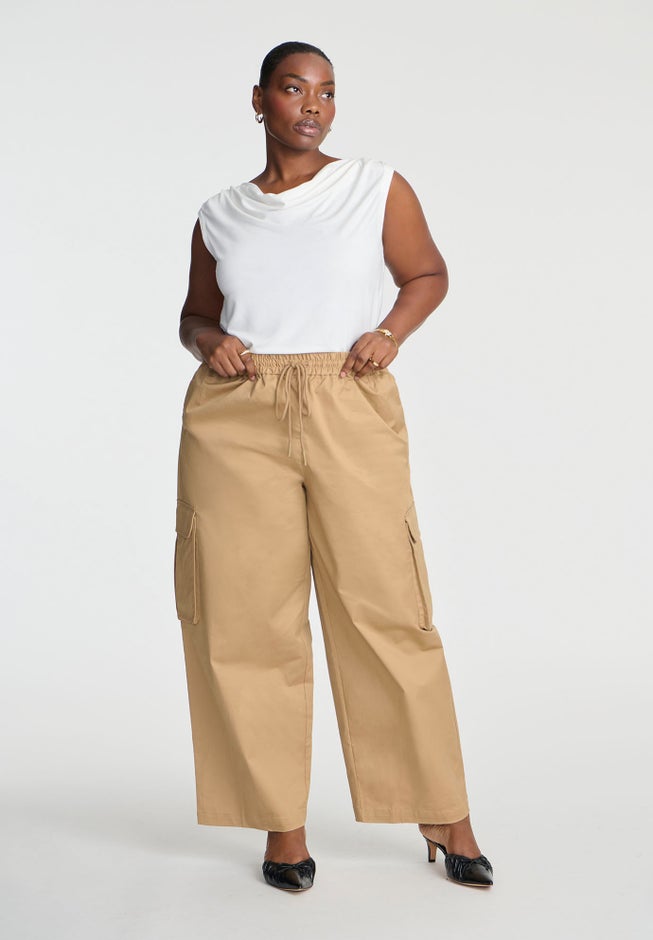 Woven Cargo Pocket Pant image number null