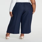 Woven Wide Leg Crop Pant image number null