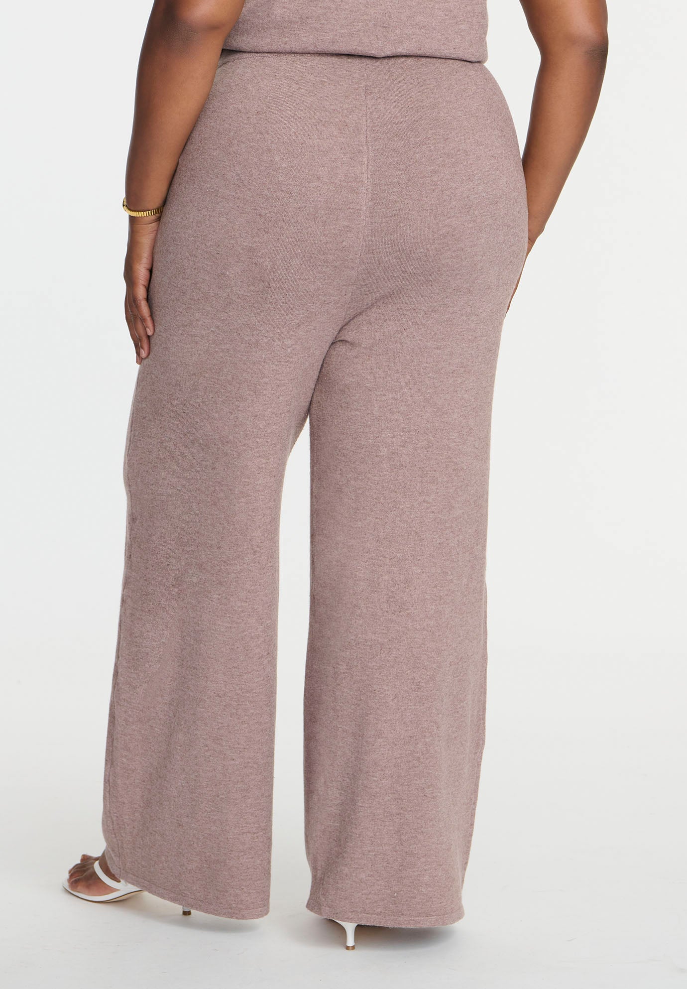 Knit Wide Leg Sweater Pant image number 2