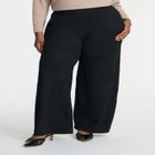 Knit Wide Leg Sweater Pant image number null