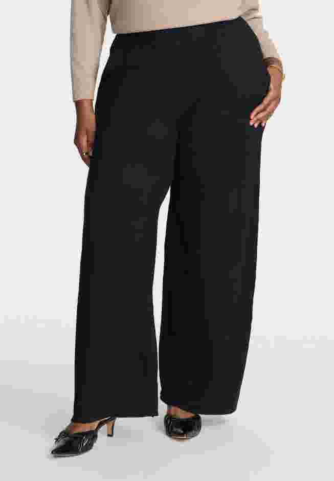 Knit Wide Leg Sweater Pant image number 1