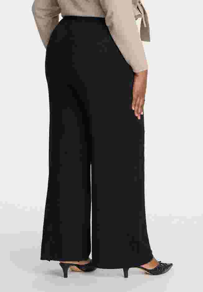 Knit Wide Leg Sweater Pant image number 2