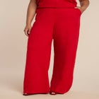 Knit Wide Leg Sweater Pant image number null