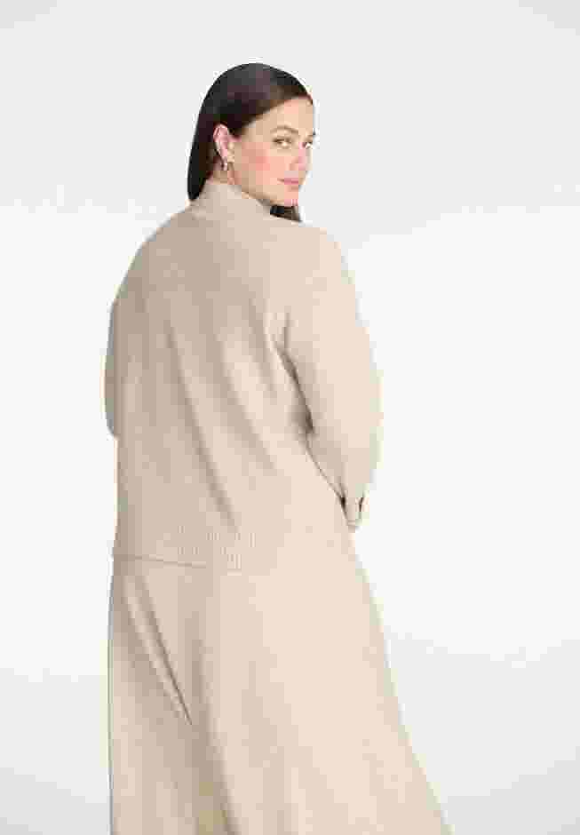 Cuffed Mock Neck Sweater image number 1