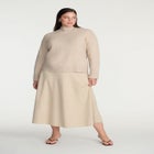 Cuffed Mock Neck Sweater image number null