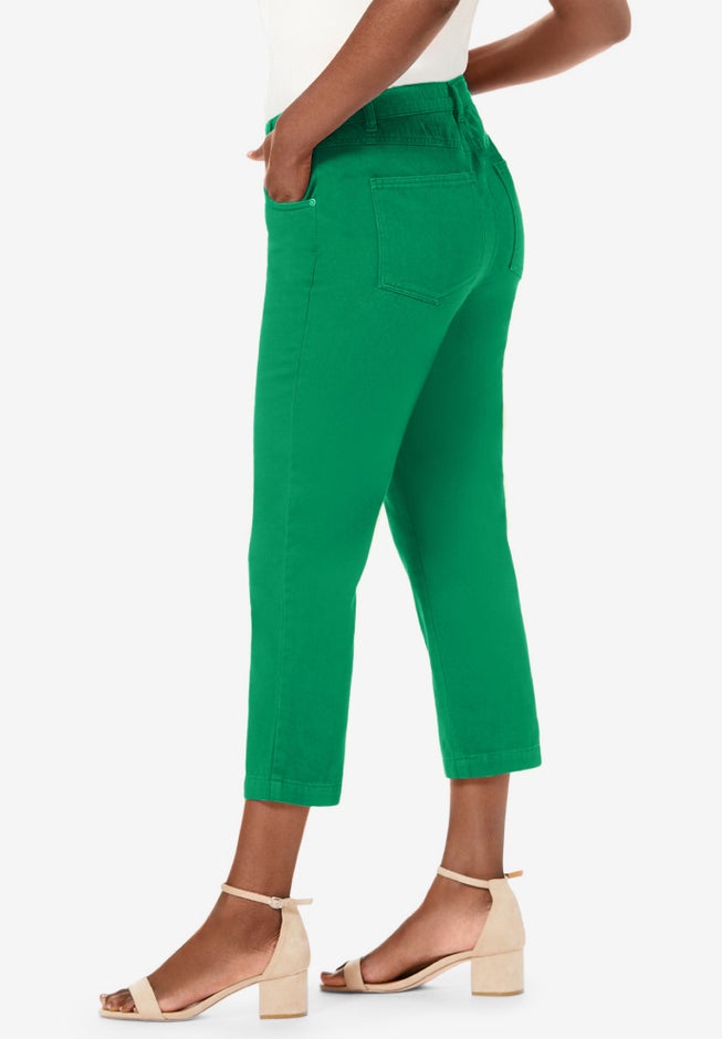 Classic Cotton Denim Capri image number 3