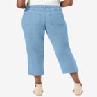 Classic Cotton Denim Capri image number null