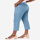 Classic Cotton Denim Capri image number null