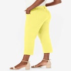 Classic Cotton Denim Capri image number null